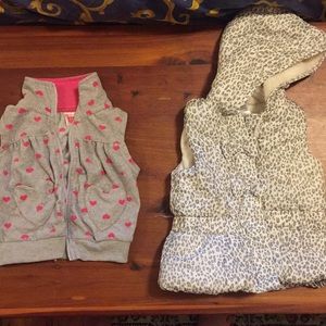 2- 18 month girl vests